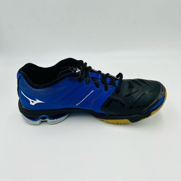 Mizuno shoes Wave Lightning SR Touch court shoes blue and black women size 8 - Picture 4 of 10